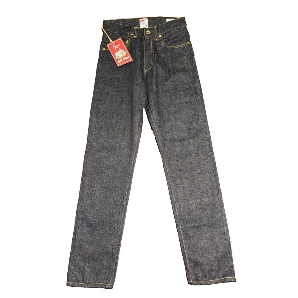 PRPS Self Edge AMX Selvedge Women's Jeans Japanese Blue Denim Pants Sz 25 NWT